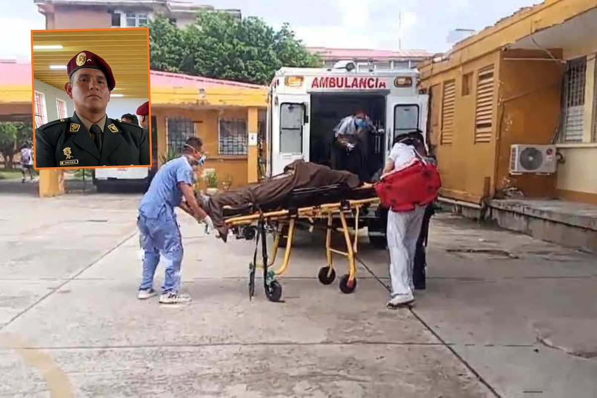 Trágica muerte del agente Alejandro Neyra Abanto en Loreto. (Redes sociales)