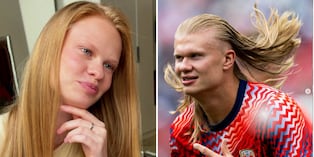 La “gemela” de Erling Haaland se vuelve viral en internet