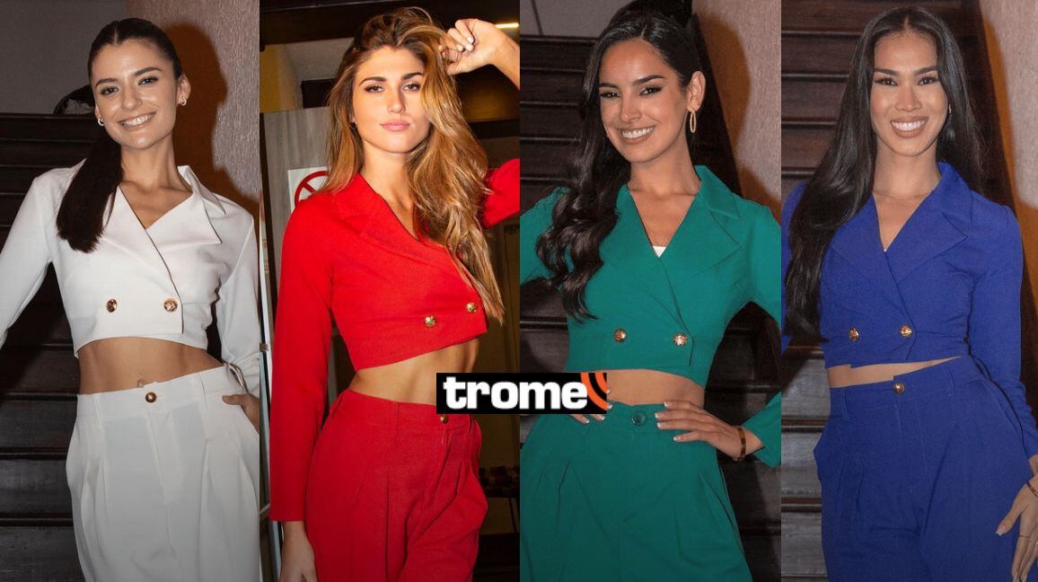 Miss Perú, Alessia Rovegno, Valeria Flórez y las candidatas del certamen de belleza