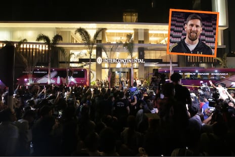 Locura por Lionel Messi: Fanáticos peruanos llegan hasta hotel de concentración del Inter Miami en Mirafl...