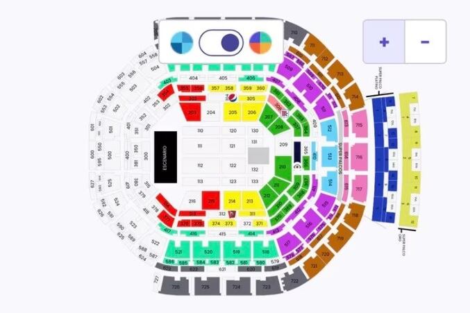 Conoce la distribuición de zonas para ver a Luis Miguel en CDMX en su séptimo concierto.