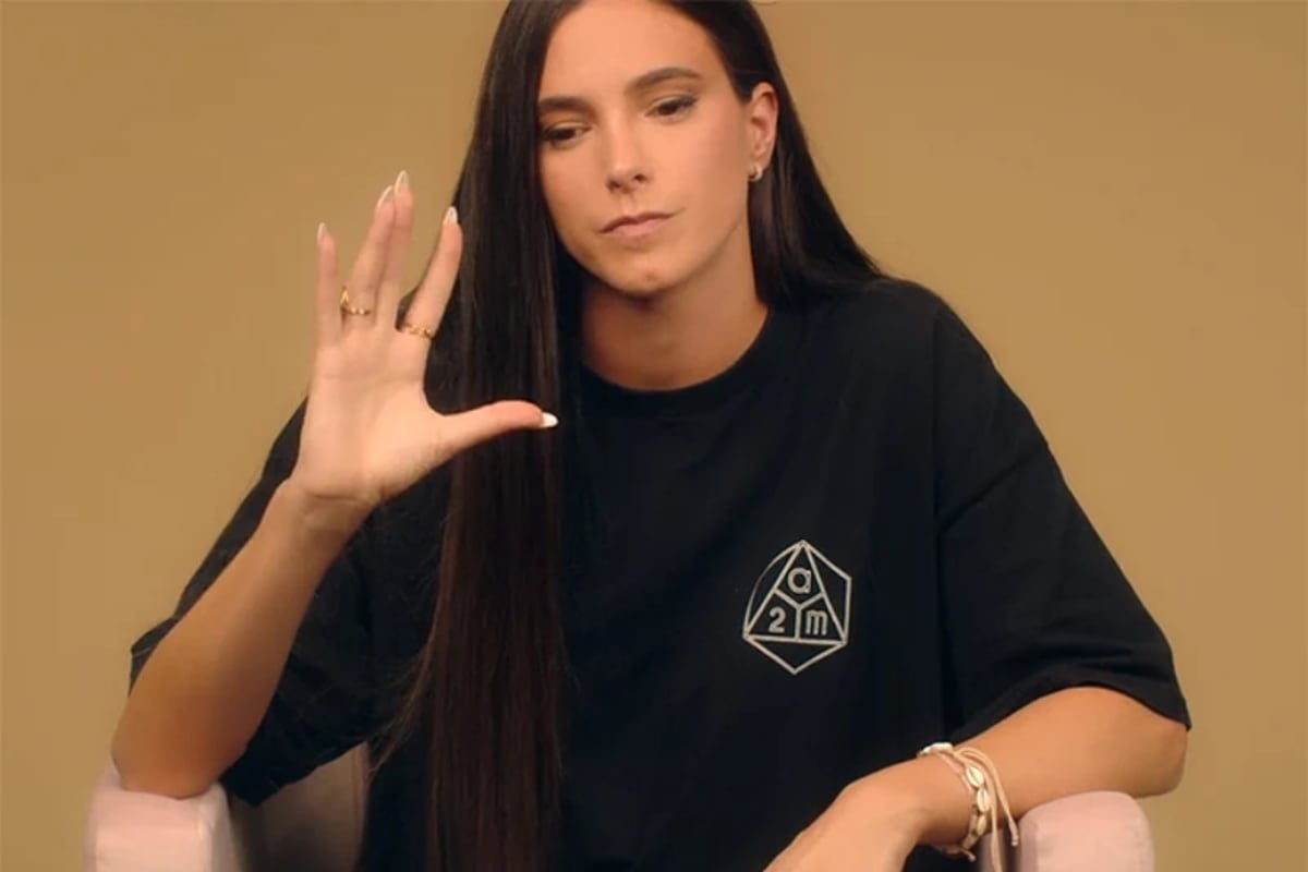 Elena Pina hablando de su relación con Georgina (Foto: Netflix)