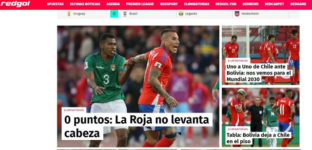 Los diarios chilenos criticaron duramente a Ricardo Gareca tras la histórica derrota en casa ante Bolivia.