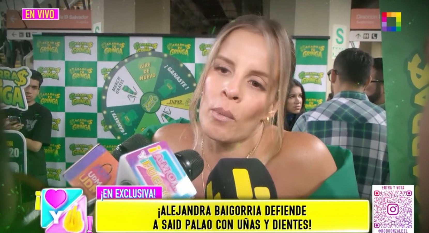 Alejandra Baigorria dice que Said Palao es gerente de 'Agarra tu gringa' porque ella y su hermano dirigen los otros negocios.