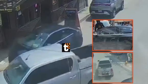 TROME - ¡Ataque y persecución en SJL! Sicarios asesinan a conductor tras feroz balacera contra vehículo