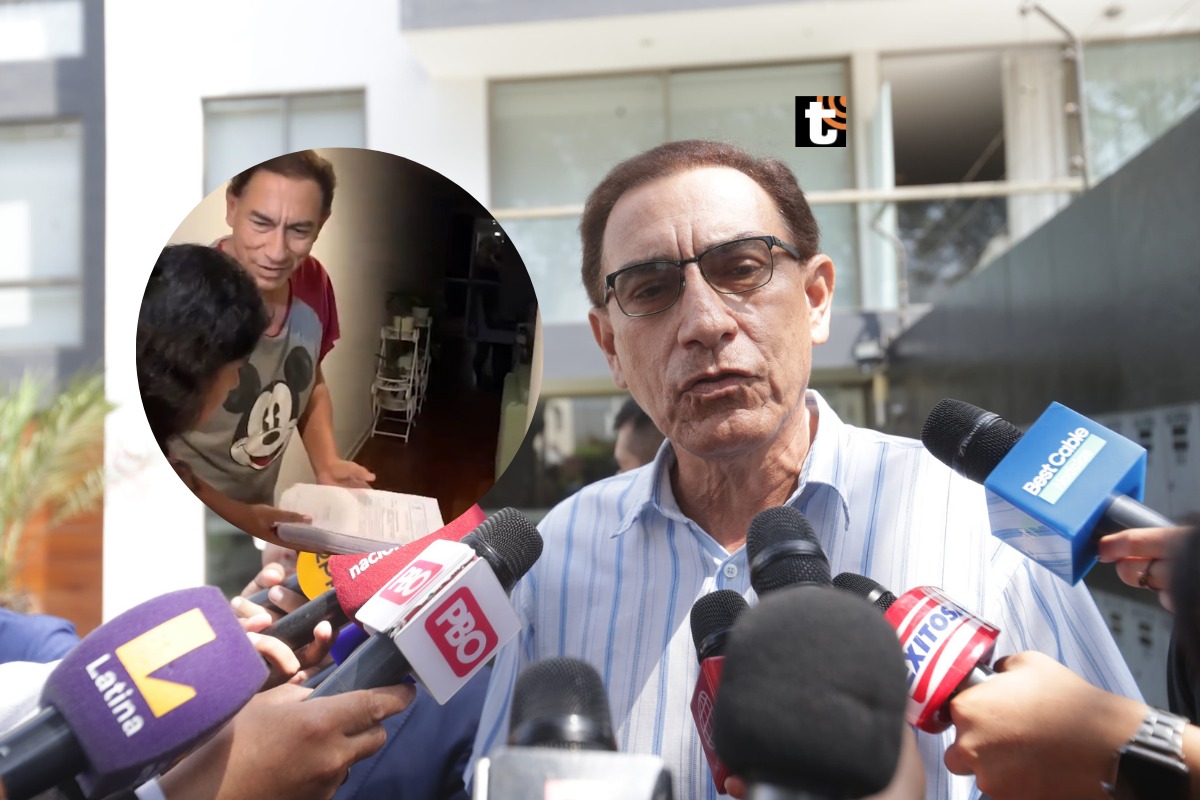 Martín Vizcarra descartó que haya tenido conocimiento anticipado del allanamiento a su domicilio. Foto: Alessandro Currarino / @photo.gec