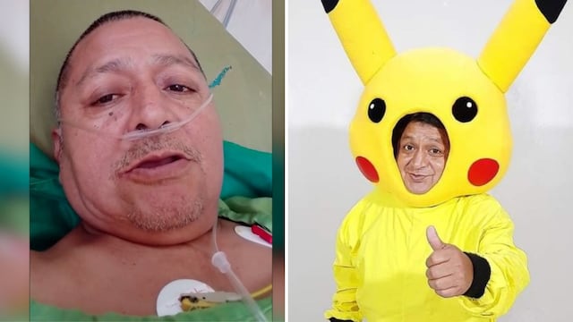 Cómico ambulante Pompín envía mensaje desde el hospital
