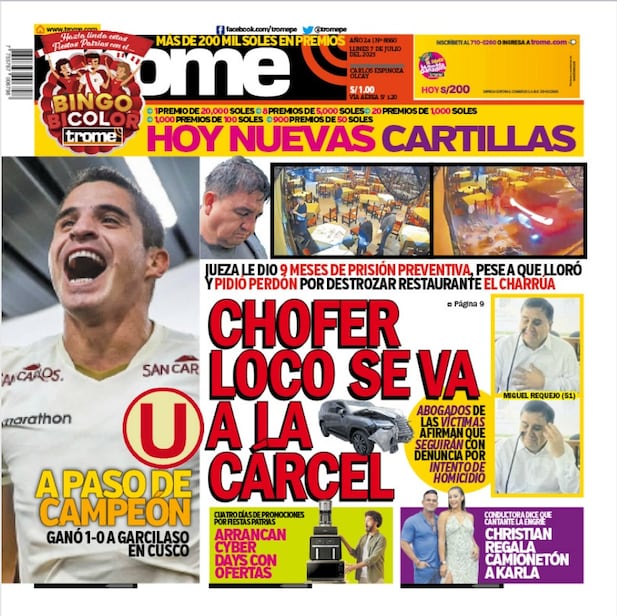 Portada Trome