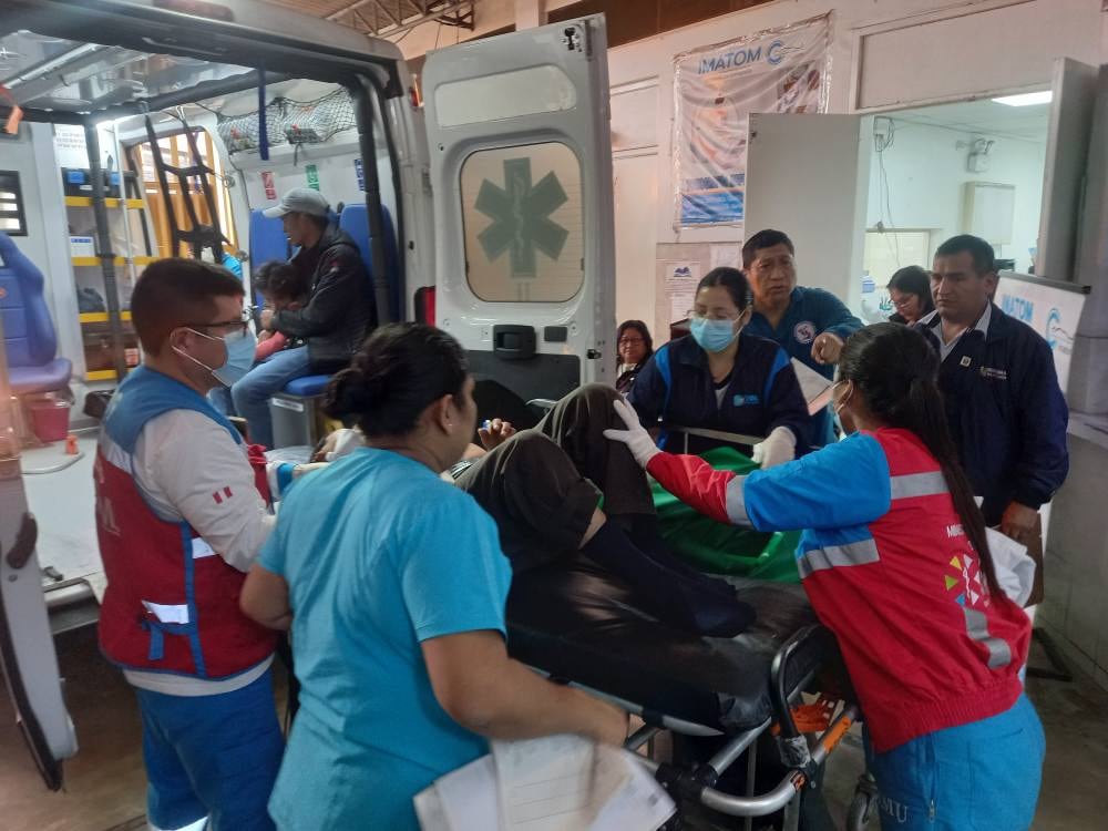 Heridos fueron llevados a hospitales de Supe y Barranca. (Hospital Barranca Cajatambo SBS)