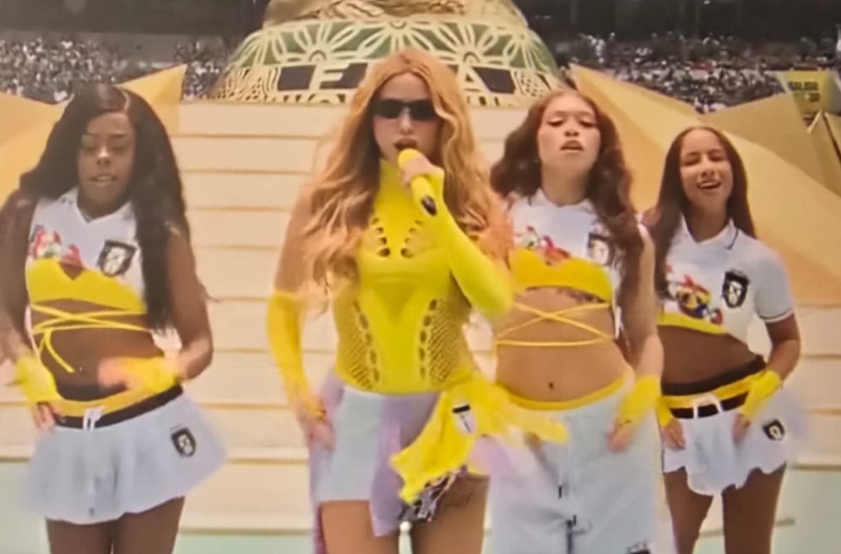 Shakira puso a bailar a todos en el estadio Azteca al ritmo de “Dai Dai”. (Captura de video)