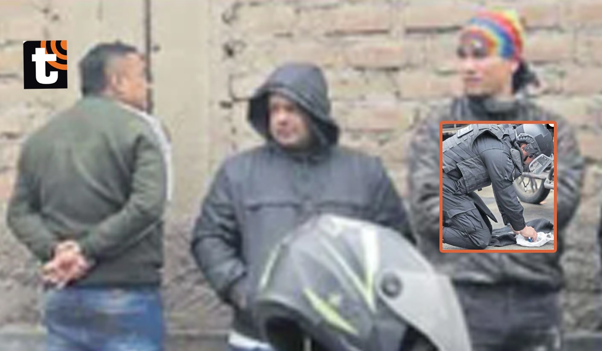 Los intervenidos en la calle estaban recibiendo instrucciones para rendir cuentas, reportar el dinero y el avance de los cobros.