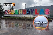 Andahuaylas vuelve a tener conexión aérea con Lima: pobladores festejaron con danzantes y comida típica