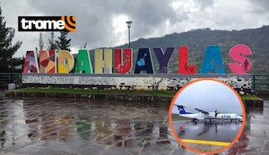 Andahuaylas vuelve a tener conexión aérea con Lima: pobladores festejaron con danzantes y comida típica