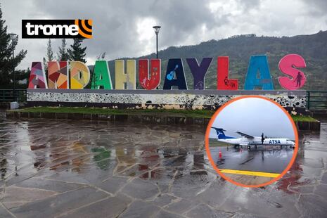 Andahuaylas vuelve a tener conexión aérea con Lima: pobladores festejaron con danzantes y comida típica