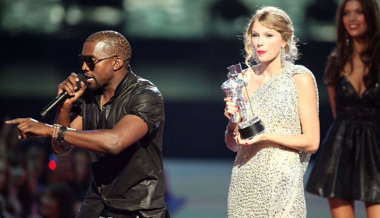 Taylor Swift y lo que escribió en su diario tras incidente con Kanye West en los MTV Video Music Award 2009. (Foto: AFP)
