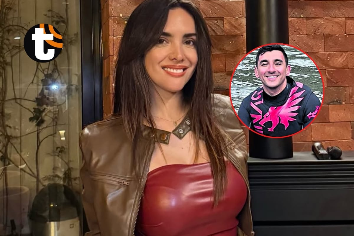 La modelo paseó en Chile con su nueva pareja, Edgard San Martín.