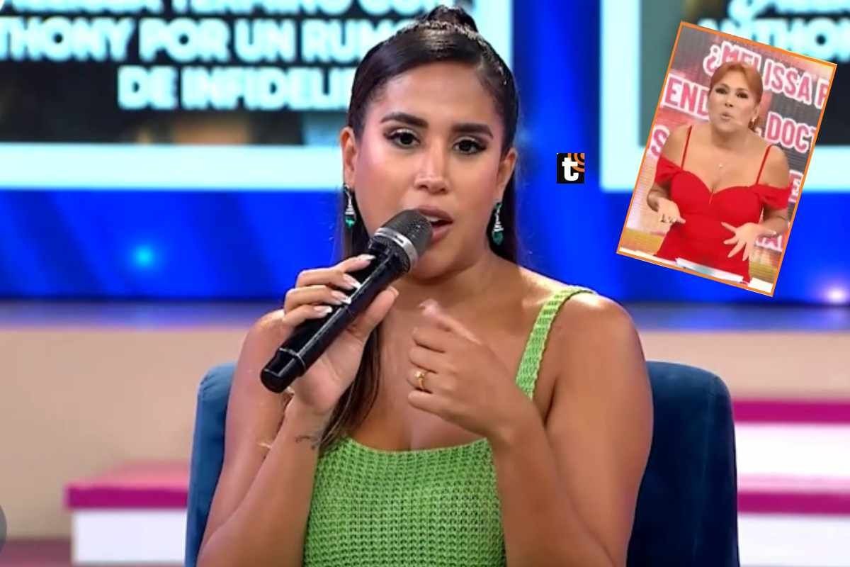 Magaly Medina arremetió contra Melissa Paredes por sus comentarios sobre el Dr. Fong. (Captura TV)