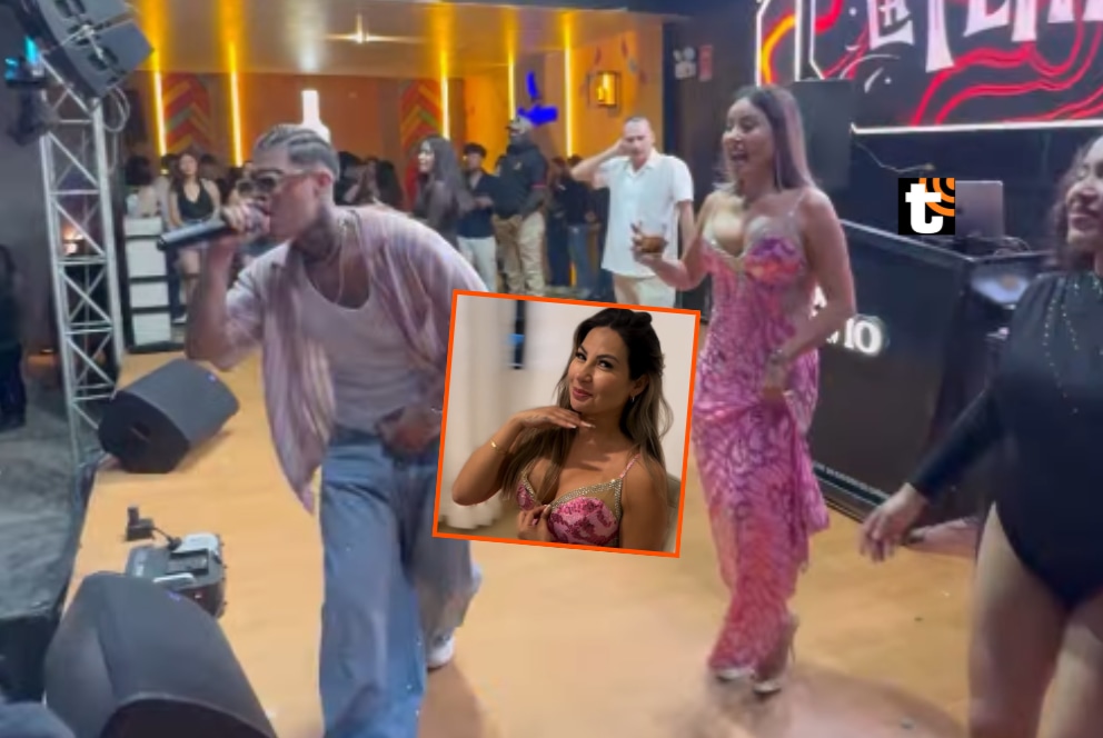 Pamela López fue criticada porque cantó su único tema, ‘La clandestina’, con playback en discoteca de Chiclayo.