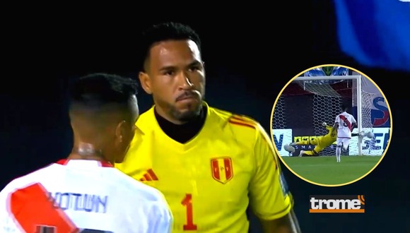Pedro Gallese salva arco de Perú con esta atajada en tiro libre de Paraguay (Video: @americatv)