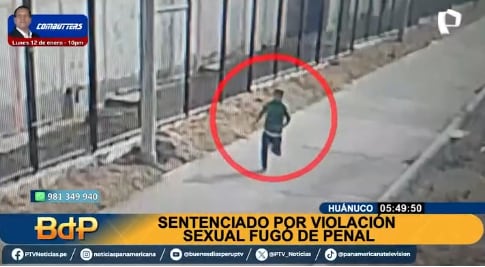 Sujeto que escapó del penal de Potracancha, fue sentenciado por violación.