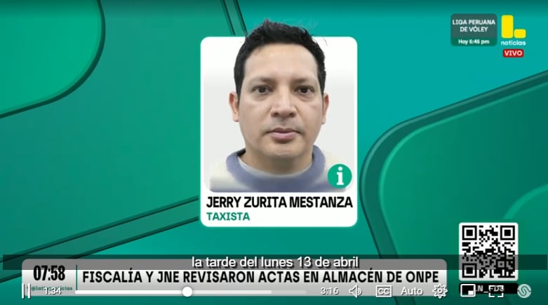 Identifican a taxista en cuyo carro quedaron cuatro cajas con cédula que luego fueron halladas junto a basurero en Surquillo.