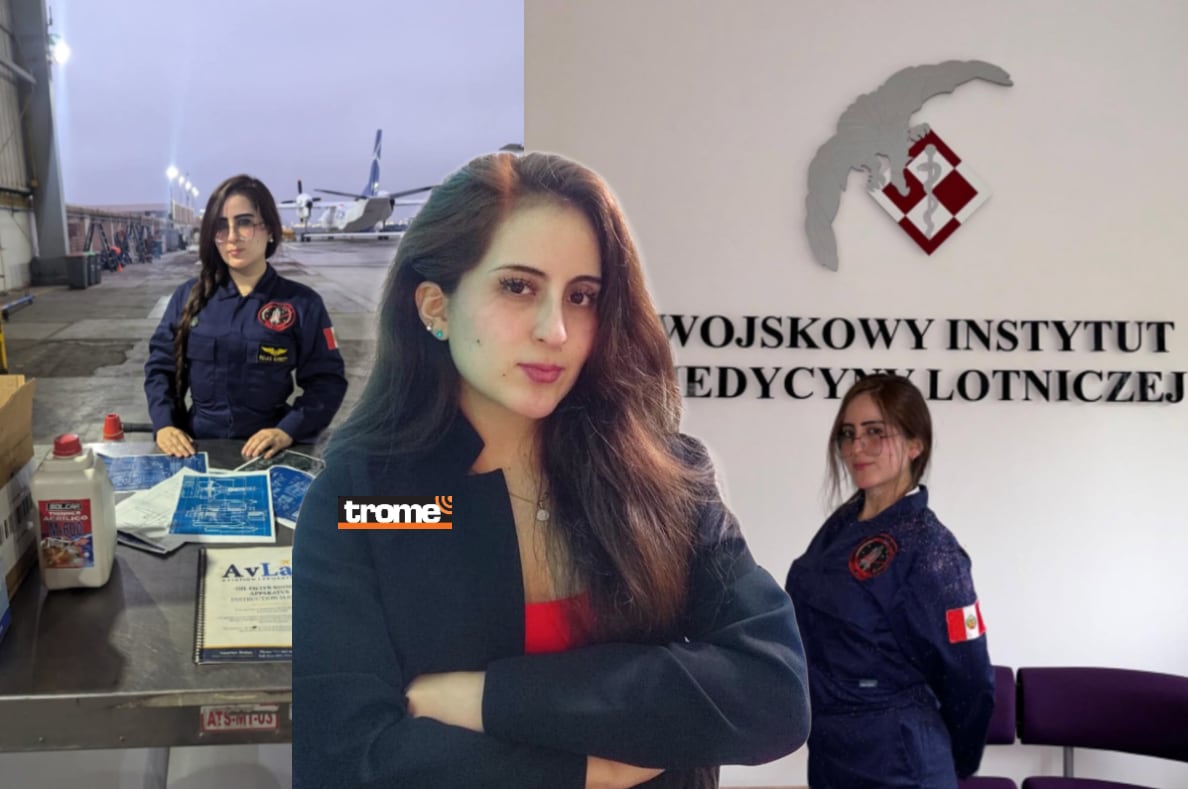 Joven ingeniera peruana es sanmarquina y avanza en la investigación espacial. (Isabel Medina / Compos. Trome).