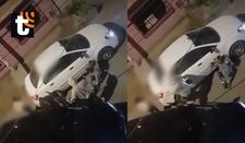 ¡Violento asalto en VMT! Cámara capta cómo pistoleros armados golpean a chofer y le roban su camioneta