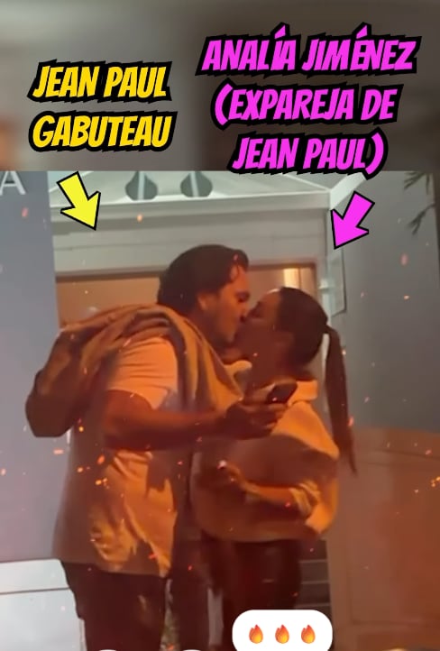 Jean Paul Gabuteau y Analía Jiménez se besan en medio de rumores de embarazo de Silvia Cornejo.