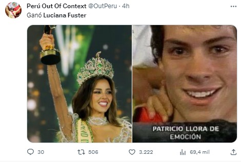 Usuarios de redes sociales se volcaron a Twitter para celebrar la coronación de Luciana Fuster en el Miss Grand 2023 con divertidos memes.