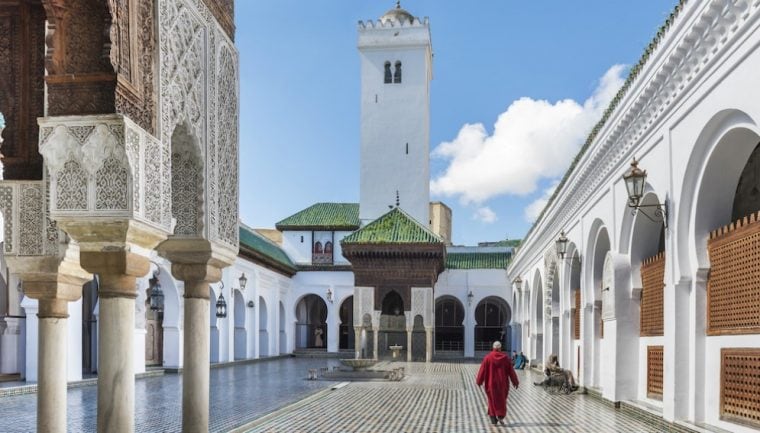 Universidad de Al-Qarawiyyin (o Al-Karaouine), la más antigua del mundo. Foto: Internet.