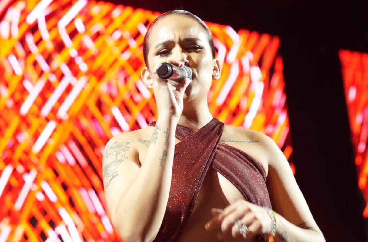 Daniela Darcourt cantó ante más de 15 mil personas en concierto gratuito en La Victoria. (Foto: @munilavictoria)