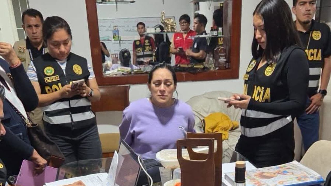 Detienen a mujer condenada por secuestro de su expareja en Trujillo. Foto: Difusión