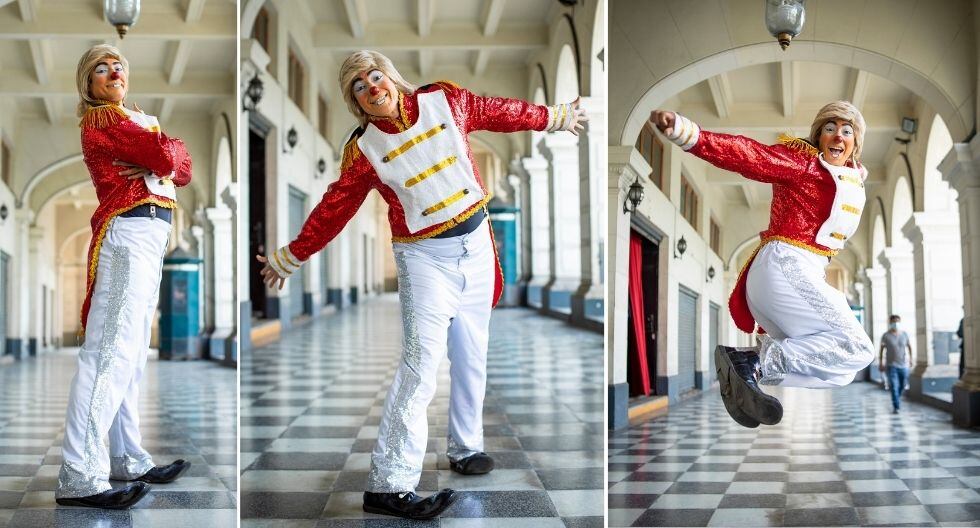 Él es el payasito-abogado que encanta y hace reír a todos a su paso. Fotos: Trome.