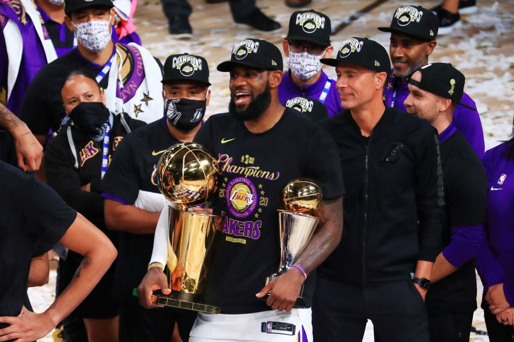 LeBron James ganó el título de la NBA tempodada 2020. (Foto NBA Latinoamérica)