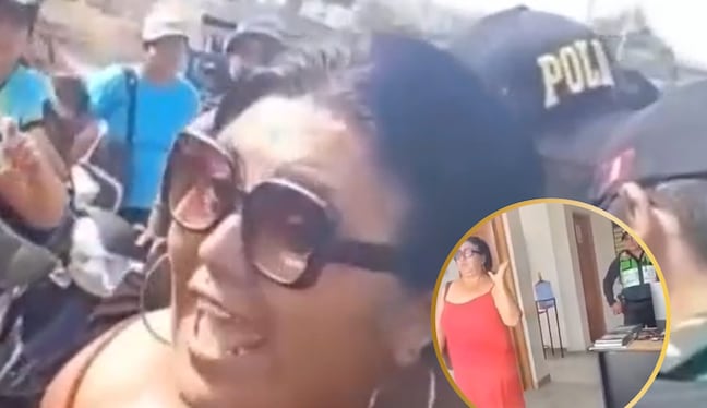 Profesora golpea a madre de familia en Tumbes y humilla a policía