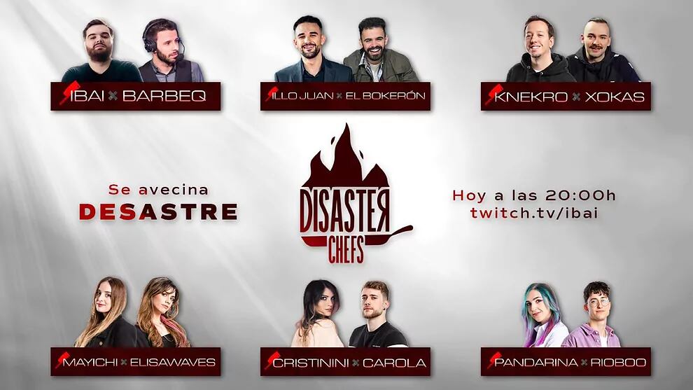 Primeros participantes de Disaster Chefs.