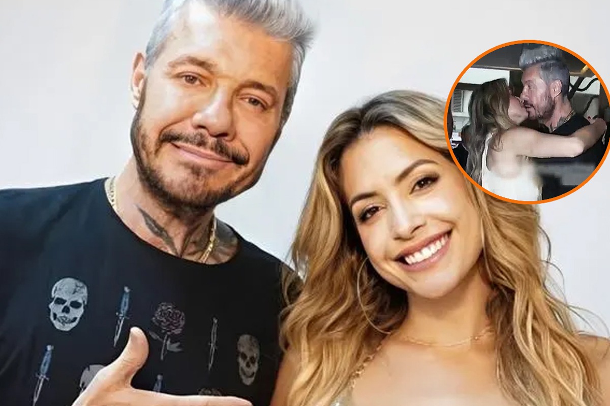Marcelo Tinelli y Milett Figueroa fueron captados 'besándose'.