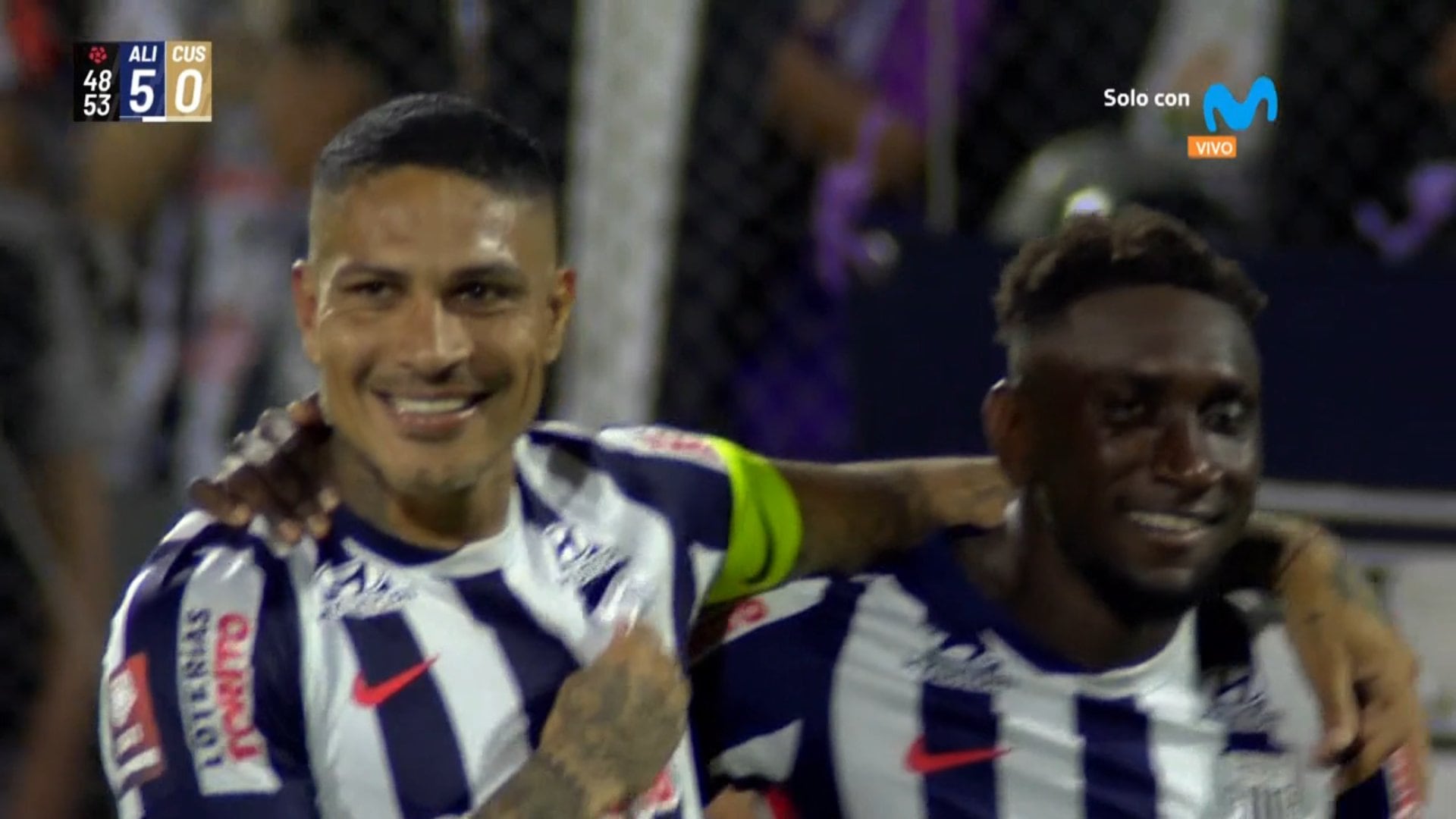 Paolo Guerrero puso el 5-0 de Alianza Lima ante Cusco FC. (Foto: Captura)
