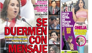 SE DUERMEN CON MENSAJE DE DINA
