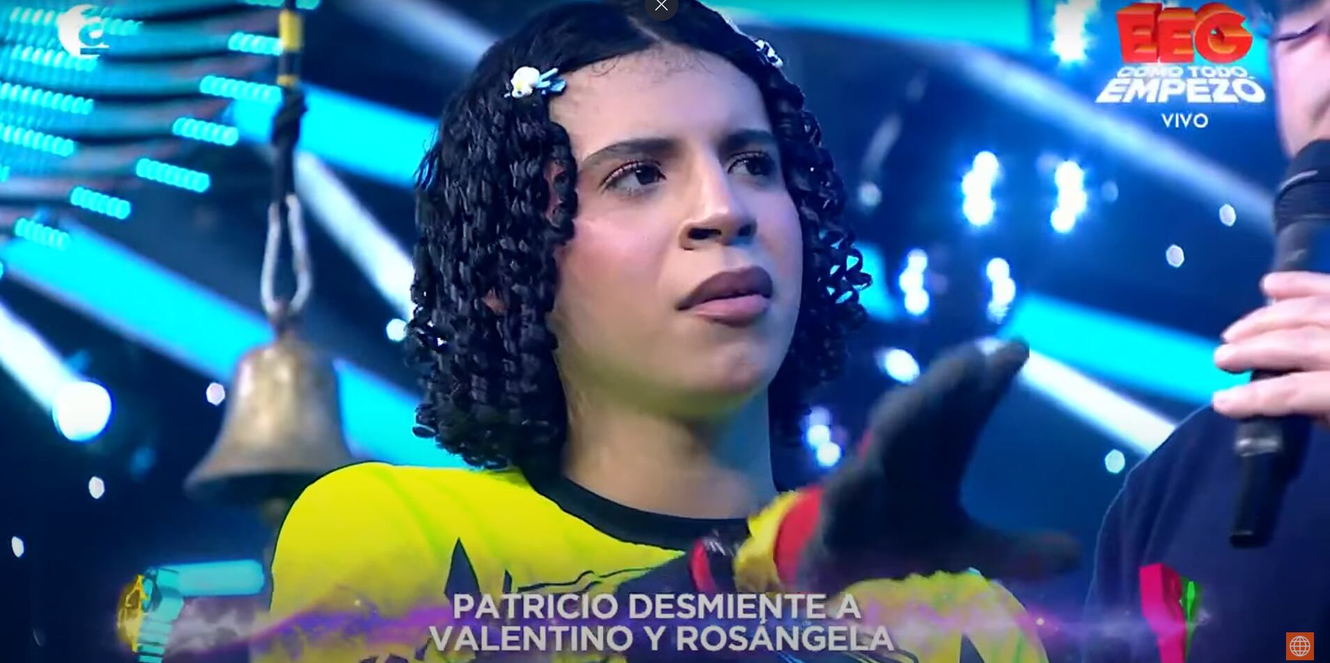 Tiktoker se enfrenta en vivo con el capitán de los 'guerreros'. (Foto: América Televisión / EEG)