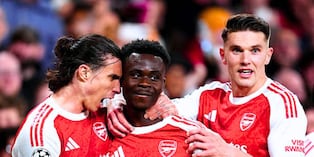 Saka anotó el gol de la clasificación de Arsenal a la final (Foto: Getty Images)