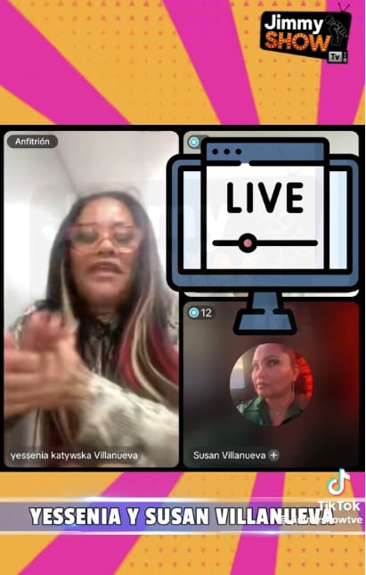 Yessenia y Susan Villanueva, hijas de Melcochita, acusan a Monserrat Seminario de matratar a su padre.