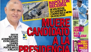 MUERE CANDIDATO A LA PRESIDENCIA