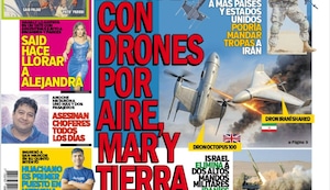 ATACAN CON DRONES POR AIRE, MAR Y TIERRA