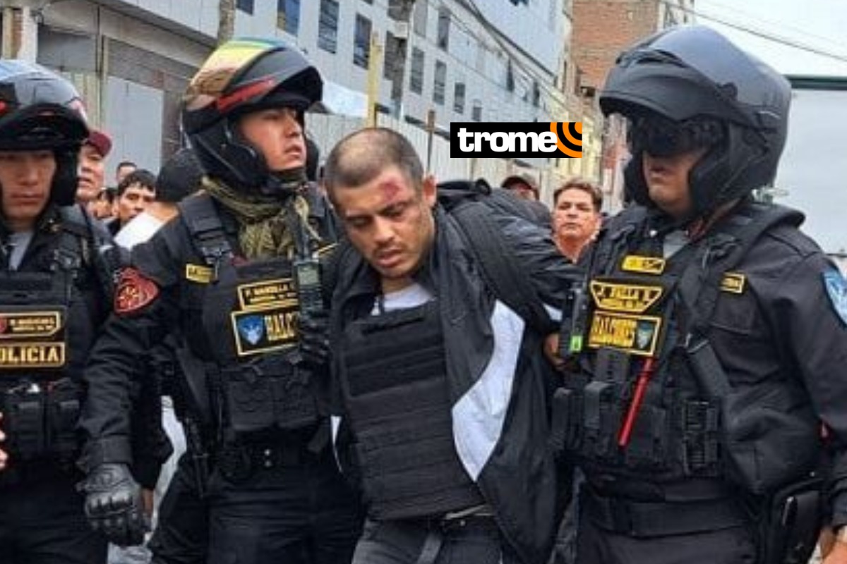 Bryan Montes de Oca fue herido durante la intervención policial y tenía un chaleco antibalas al momento de su captura.