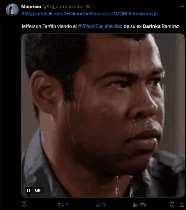 No te pierdas estos divertidos memes de Darinka Ramírez y sus respuestas sobre Jefferson Farfán en El Valor de la Verdad.