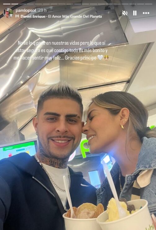 Pamela López le dedica post a Paul Michael, su nuevo amor.