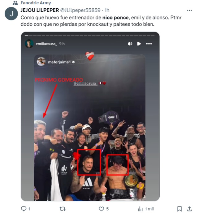 Nico Ponce VS. Jenko del Río en el Celebrity Combat.