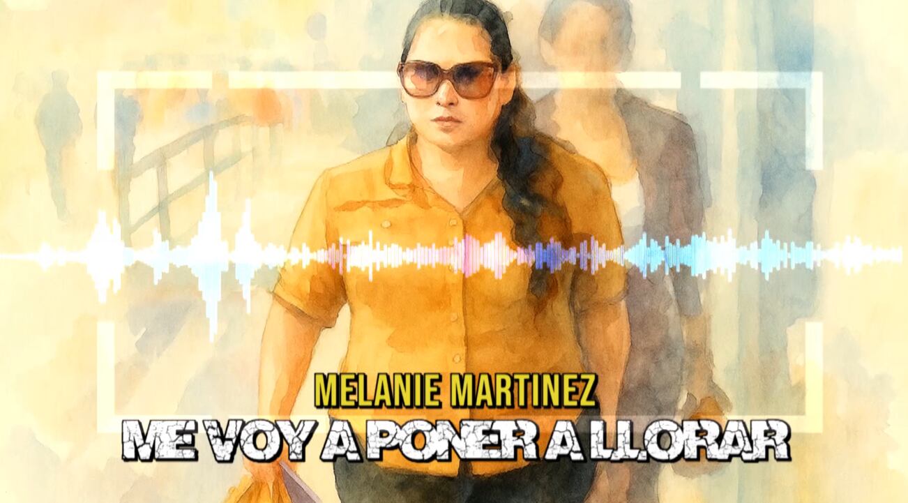 Melanie Martínez se pone a llorar tras acudir al juzgado por denuncia en su contra hecha por Christian Domínguez.