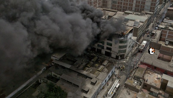 Trome | Incendio dejó dos personas heridas y millonarias pérdidas. Video: Canal N